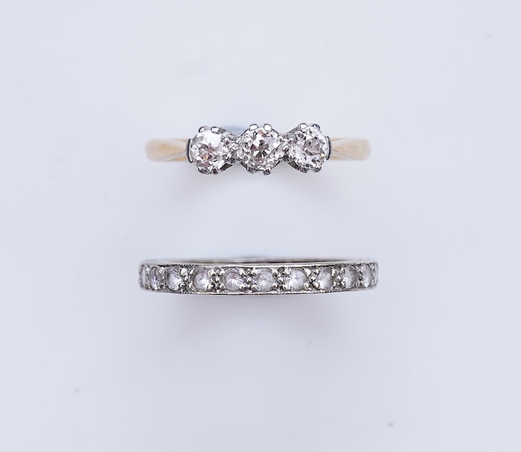 Two rings, first half 20th century